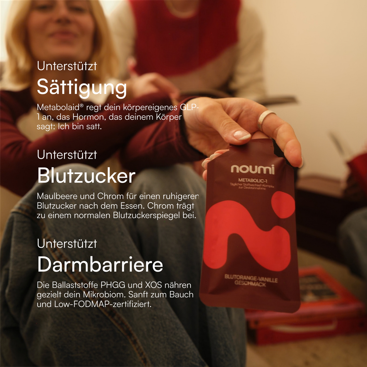 noumi Metabolic-1 unterstützt Sättigung, Blutzucker und Darmbarriere
